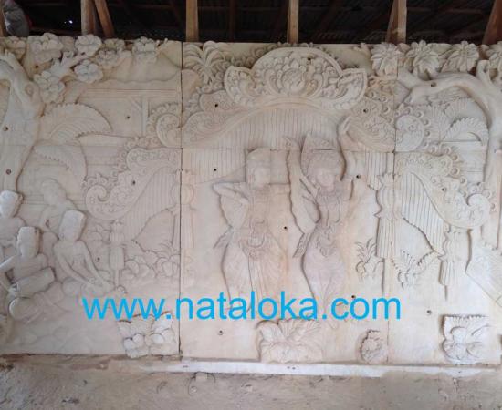 Relief Ukiran Bali Dinding Teras Rumah